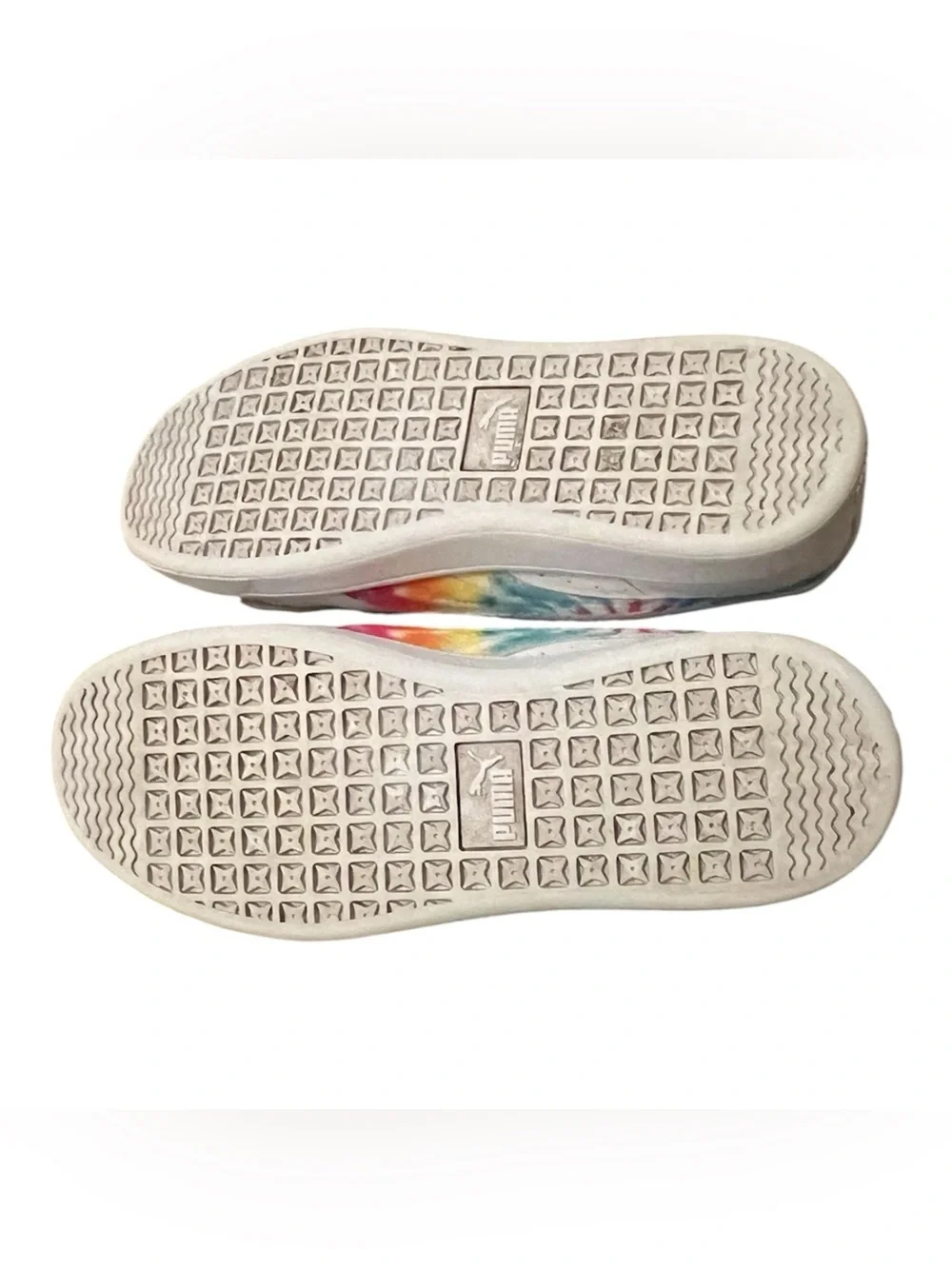 Puma White Low-Top Leather Sneakers